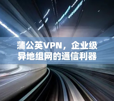 蒲公英VPN，企业级异地组网的通信利器