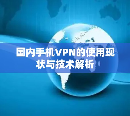 国内手机VPN的使用现状与技术解析